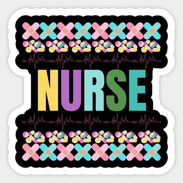 Pastel Nurse Sticker by nanas_design_delights